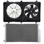 12V Electric Car CONDENSER+1X Cooling Fan Kit For 03-07 Honda Accord 2.4L. Fixed Price $111.83.