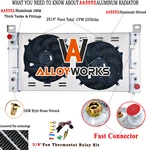 3 Row Radiator Shroud Fan Kit For 1999-14 Chevy Silverado Gmc Yukon XL1500 Tahoe. Fixed Price $299.00.